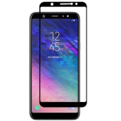 محافظ صفحه نمایش 6D فول گلس تمام چسب مناسب برای گوشی موبایل سامسونگ گلکسی A6 Plus 2018